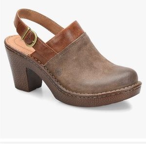 Born Vidar slingback clog size 10m.